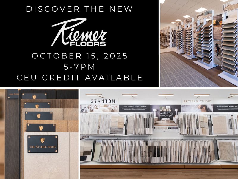 Riemer Floors Interior Designer Event