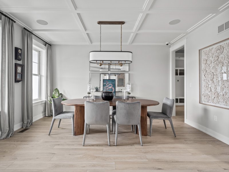 luxury vinyl in modern room