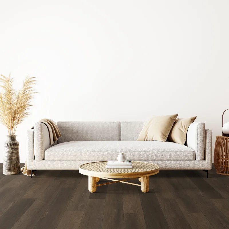 Lasting Luxury -SPC Orleans Oak LVP floors in modern kitchen